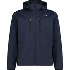 CMP Zip   Herren  Softshelljacke blau Größe 4XL Trekking  Wasserabweisend Wass