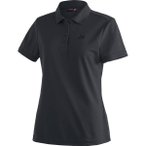 MAIER SPORTS Damen Polo Ulrike Da-Polo 1/2 Arm, Größe 36 in Schwarz