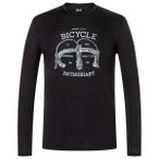 super.natural - Bike Enthusiast L/S - Merinolongsleeve Gr M schwarz