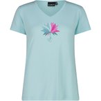 CMP Print  Damen  T-Shirts tuerkis Größe XS Trekking  Elastisch