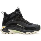 MERRELL Damen Multifunktionsstiefel MOAB SPEED 2 MID GTX, Größe 37,5 in Schwar