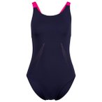 Speedo - Women's Solid Boom Leaderback One Piece - Badeanzug Gr 34 blau