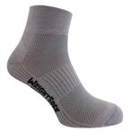 Wrightsock Coolmesh II Quarter   Fahrradsocken grau Größe 34  Trekking