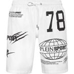 PLEIN SPORT Badehose, Größe XS in Weiß