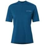 Vaude - Women's Qimsa Pro Half Zip Shirt - Radtrikot Gr 42 blau