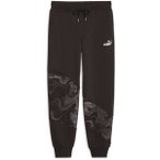 PUMA Damen Sporthose POWER CAT MARBLEIZED, Größe M in Schwarz