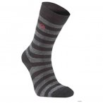 Ivanhoe of Sweden - Wool Sock Stripe - Merinosocken 35-38 grau