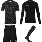 UHLSPORT Torwart-Sets Progressive, Größe XXL in Schwarz