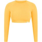 SMILODOX Crop Longsleeve Bethy, Größe L in Orange