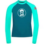 Trollkids Kvalvika  Kinder  UV-Shirts & Lycras blau Größe 128 Trekking  Atmung