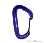 Black Diamond LiteWire Schnappkarabiner-Lila-One Size