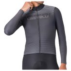 Castelli - Apice Thermal Jersey - Radtrikot Gr XS grau