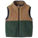 Name it - Kid's Mall Teddy Vest - Fleeceweste Gr 92 grün
