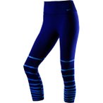NIKE Damen Trainingscaprihose LEGEND TI CAPRI BURNOUT, Größe XS in Blau