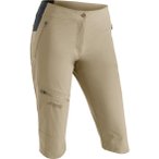 Maier Sports Inara slim Capri Vario Damen Wanderhose ( Hellbraun 42 Größe,)