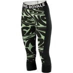 Mons Royale Cascade Merino Flex 200 3/4 Hose Damen  3/4 Unterhose gruen Größe 