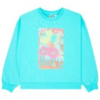 Roxy - Kid's Lineup Crew RG Terry - Pullover Gr 8 Years - S türkis