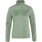 Fjällräven Abisko Lite Fleece Half Zip  Damen  Pullover gruen Größe L Trekki