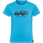 Jack Wolfskin Hiking Graphic  Kinder  T-Shirts blau Größe 116 Trekking  Schnel