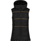 CMP Damen Weste WOMAN VEST FIX HOOD, Größe 40 in Schwarz