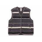 Mazine Printed Sherpa Weste Damen  Fleecewesten grau Größe S Lifestyle  Elasti