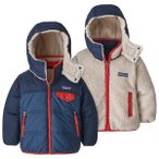 Patagonia - Baby Reversible Tribbles Hoody - Winterjacke Gr 3-6 Months blau