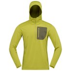 Norrøna - Falketind Warm1 Hood - Fleecepullover Gr L gelb
