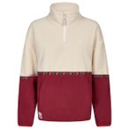 Iriedaily - Women's Holina Fleece Troyer - Fleecepullover Gr XS beige/rot