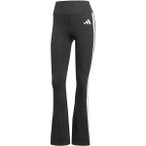 ADIDAS Damen Tight Optime Essentials 3-Streifen Flared, Größe L in Schwarz