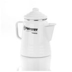 Petromax - Emaille Kaffeekanne Gr 1,5 l weiß