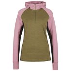 Stoic - Women's MerinoFleece260 FlenSt. Half Zip with Hood - Merinohoodie Gr XS 