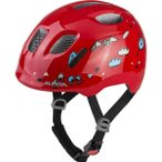 ALPINA Kinder-Helm  Ximo 2, red smile gloss, Größe 45-49cm in Rot