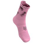 Compressport - Pro Racing Socks V4.0 Run High - Laufsocken 42-44 rosa