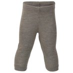 Engel - Baby-Leggings Feinripp - Merinounterwäsche Gr 74/80 grau