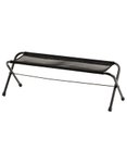 Snow Peak - Klappbank aus Maschenware - Mesh Folding Bench Black  - schwarz