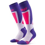 CEP Damen Socken ski thermo socks, tall, 4.0, Größe IV in Lila