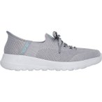 SKECHERS Damen Slipper GO WALK JOY-ABBY, Größe 41 in Silber