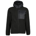 Heber Peak - TimberHe. Fleece with Hood - Fleecejacke Gr M schwarz