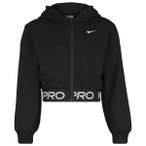 Nike - Girl's NP Dri-Fit Full Zip Fleece Hoody - Hoodie Gr M schwarz
