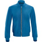 WINSHAPE Damen Functional Comfort Bomber Jacket J007C, Größe M in Blau
