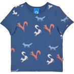Finkid Ilta  Kinder  T-Shirts blau Größe 122  Lifestyle  Hautfreundlich