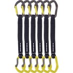 DMM Alpha Sport Quickdraw - Express-Set titanium-lime 6er Set 25 cm