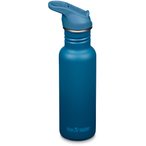 Klean Kanteen Classic Narrow Flip Sport Cap Trinkflasche  Trinkflaschen blau Gr�