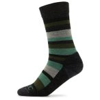 Stoic - Merino Trekking Crew Socks Stripes - Wandersocken 42-44 schwarz