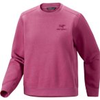 Arcteryx Emblem Crew Damen Fleecepullover ( Rot XS)