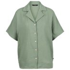 Stoic - Women's MMXX. Loddby Oversized Blouse S/S - Bluse Gr XL/XXL grün