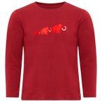 Mammut - Kid's Mammut Core Longsleeve Logo - Longsleeve Gr 140 rot