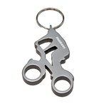 Munkees Biker-Flaschenöffner  Schlüsselanhänger silber Größe One Size