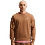 Nike Club Fleece French Terry Herren Sweatshirt ( Braun XL)