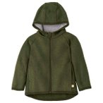 disana - Kid's Walk-Jacke Zipp - Wolljacke Gr 74/80 oliv